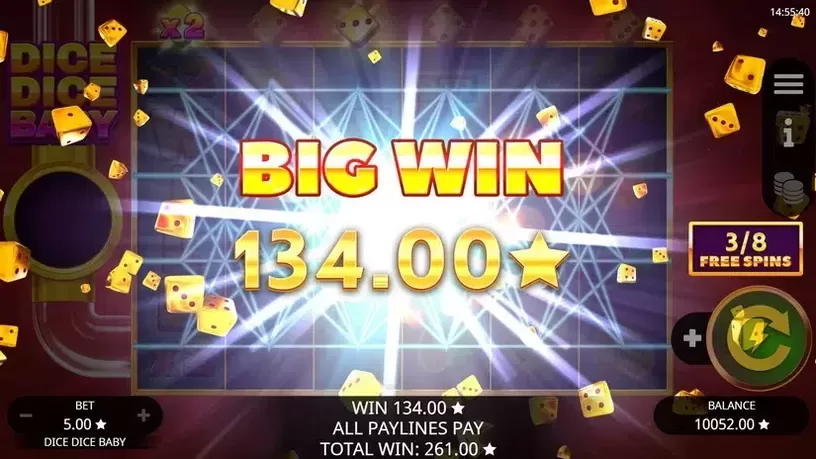 Dice Dice Baby slot screenshot