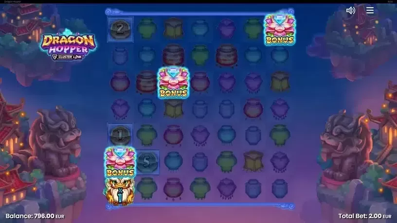 Dragon Hopper slot screenshot 2