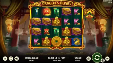 Dragon's Money slot screenshot 1