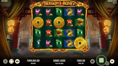 Dragon's Money slot screenshot 2