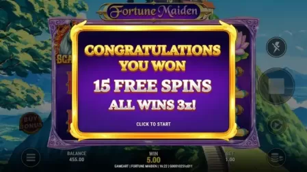 Fortune Maiden slot screenshot 3