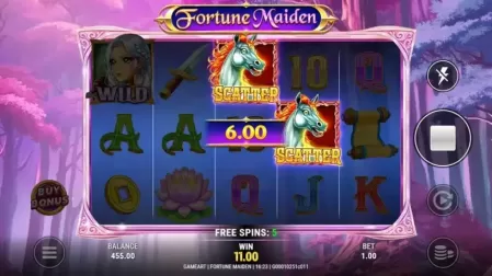 Fortune Maiden slot screenshot 4