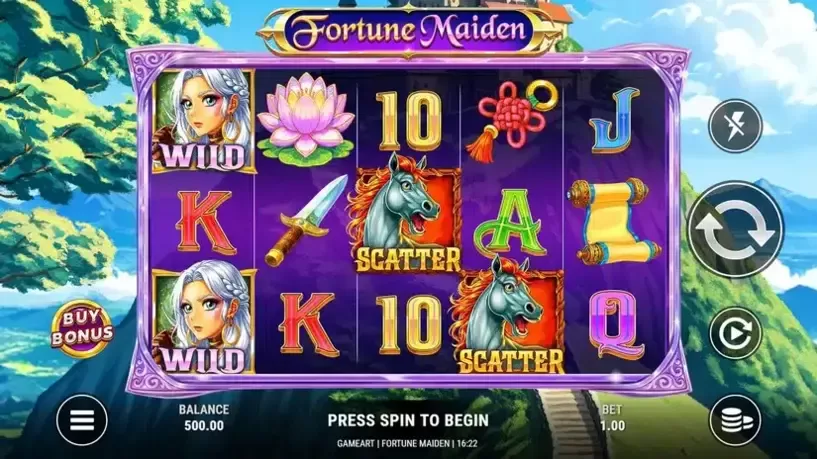Fortune Maiden slot screenshot 