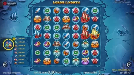 Lords of the North slot screenshot 5
