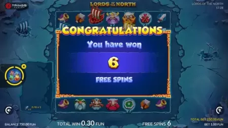 Lords of the North slot screenshot 3
