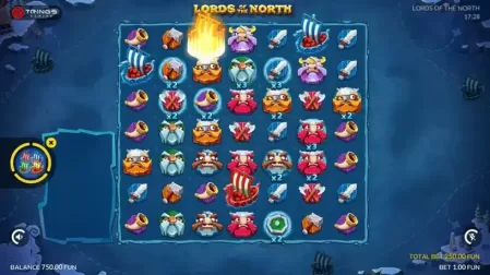 Lords of the North slot screenshot 2