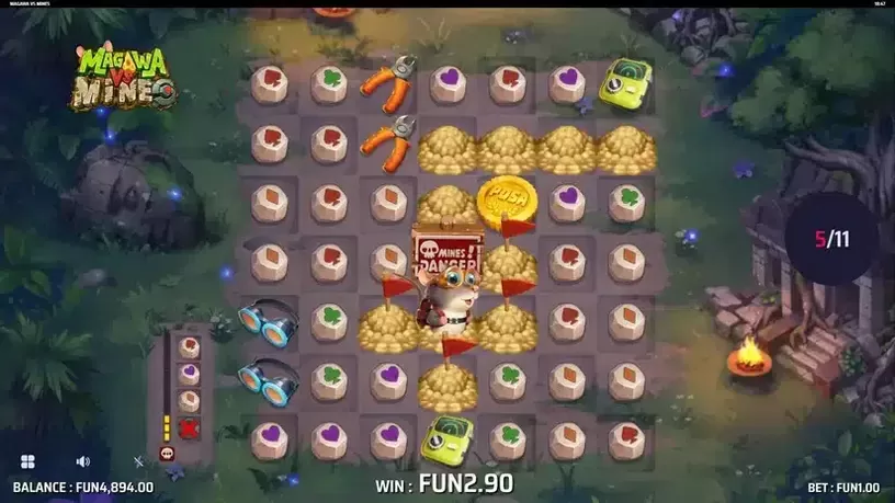 Magawa vs Mines slot screenshot 4