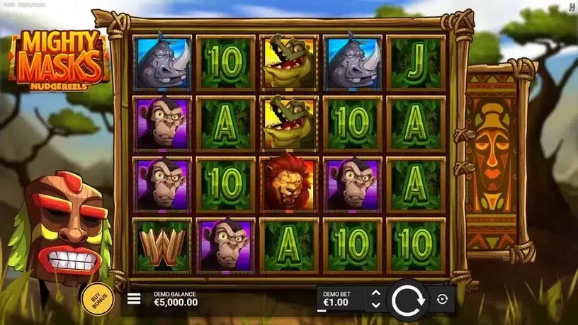 Mighty Masks slot screenshot 1