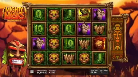 Mighty Masks slot screenshot 5