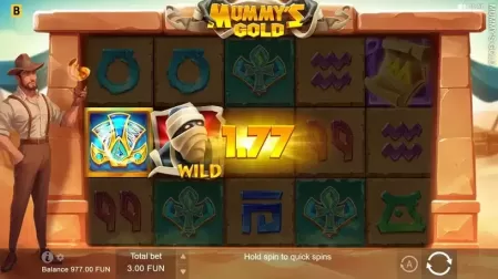 Mummy’s Gold slot screenshot 2