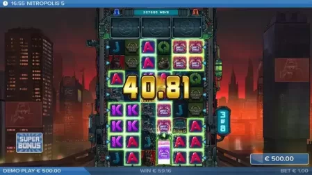 Nitropolis 5 slot screenshot 6