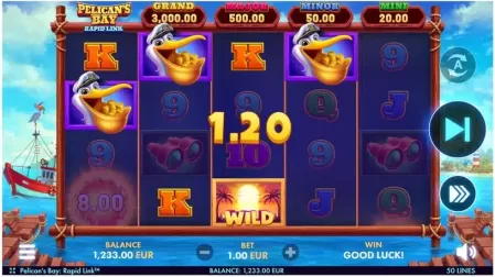 Pelican's Bay: Rapid Link slot screenshot 2