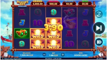 Pelican's Bay: Rapid Link slot screenshot 3