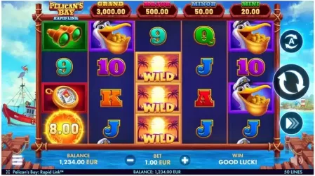 Pelican's Bay: Rapid Link slot screenshot 1