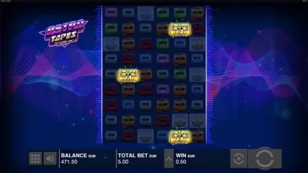 Retro Tapes slot screenshot 3