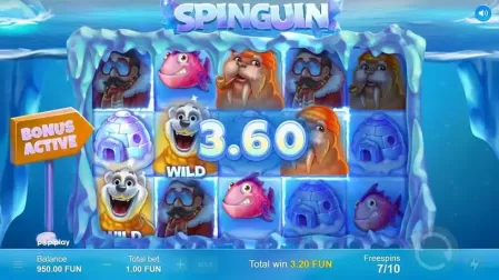 Spinguin slot screenshot 4
