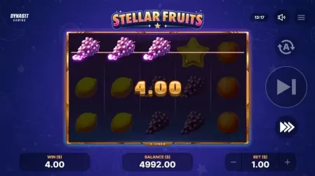 Stellar Fruits slot screenshot 4