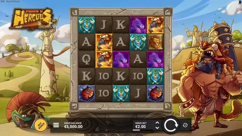 Strength of Hercule slot screenshot 