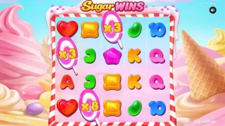 Sugar Wins slot screenshot 2