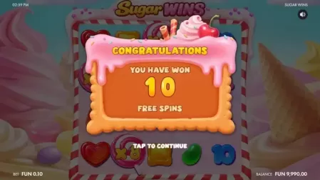 Sugar Wins slot screenshot 3