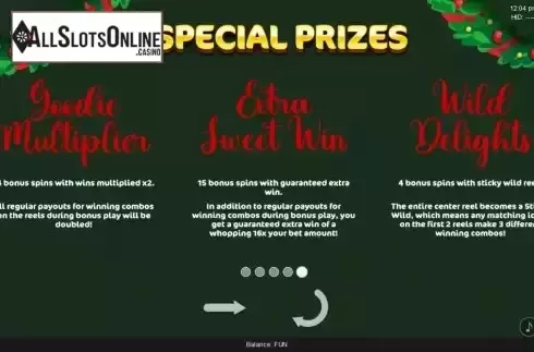 FreeSpins Mode Choosing screen