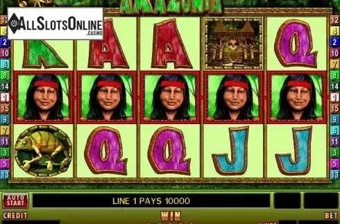 Wild Win screen. Amazonia from edict