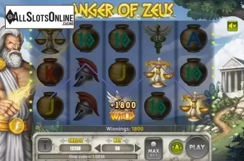 Game workflow 3. Anger Of Zeus from X Line