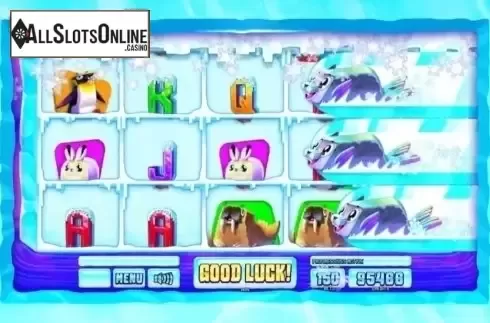 Game Workflow screen. Arctic Blast from Incredible Technologies