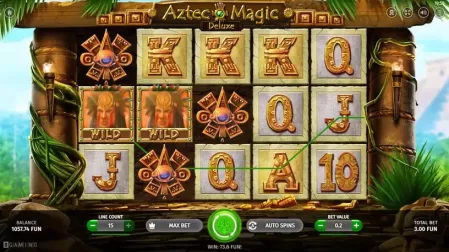 Aztec Magic Deluxe slot screenshot 4