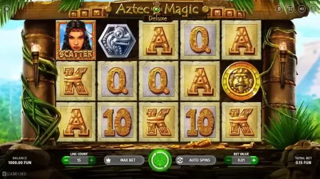Aztec Magic Deluxe slot screenshot 1