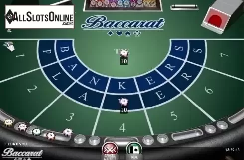 Game Screen. Baccarat (iSoftBet) from iSoftBet