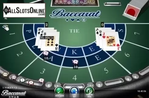Game Screen. Baccarat (iSoftBet) from iSoftBet