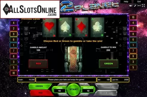 Gamble. Back 2 Planet from Platin Gaming