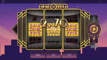 #Bars And Bells slot screenshot 2