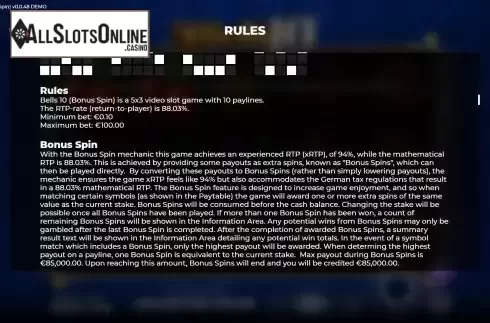 Paytable 2