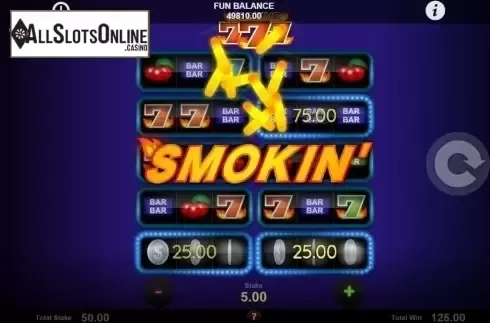 Smokin' Win. Blazing Sevens from 1X2gaming