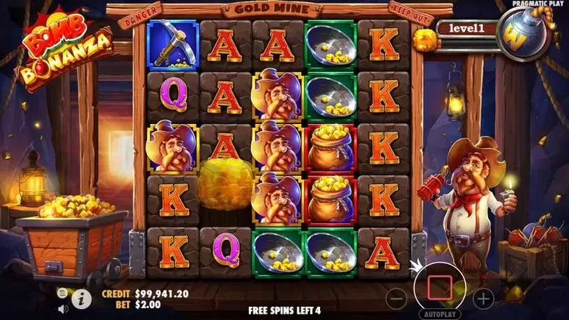Bomb Bonanza slot screenshot 7
