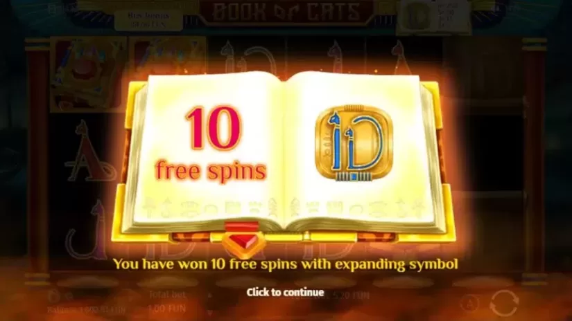 Book Of Cats slot screenshot 4