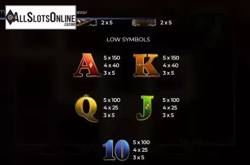 Paytable screen 2