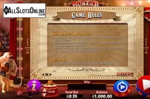 Screen8. Buster Hammer from Chance Interactive