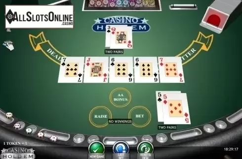 Game Screen. Casino Hold'em (iSoftBet) from iSoftBet