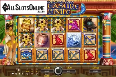 Win Screen 1. Cleopatra's Coins Treasure of the Nile from Rival Gaming