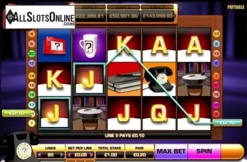 Win screen. Deal or no Deal: The Banker's Riches from Playtech