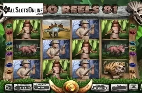 Reel Screen. Dino Reels 81 from Wazdan
