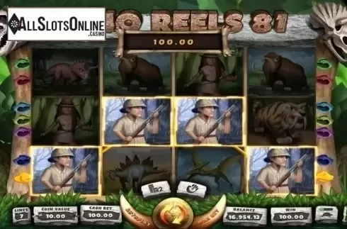 Win Screen. Dino Reels 81 from Wazdan