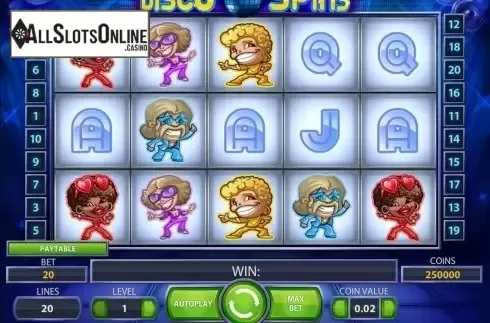 Screen3. Disco Spins from NetEnt