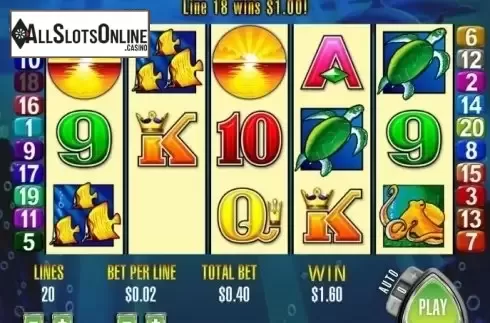 Screen5. Dolphin Treasure from Aristocrat