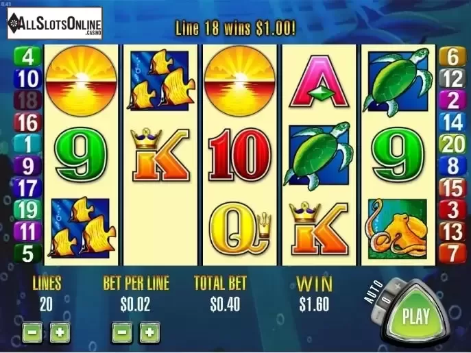Screen5. Dolphin Treasure from Aristocrat