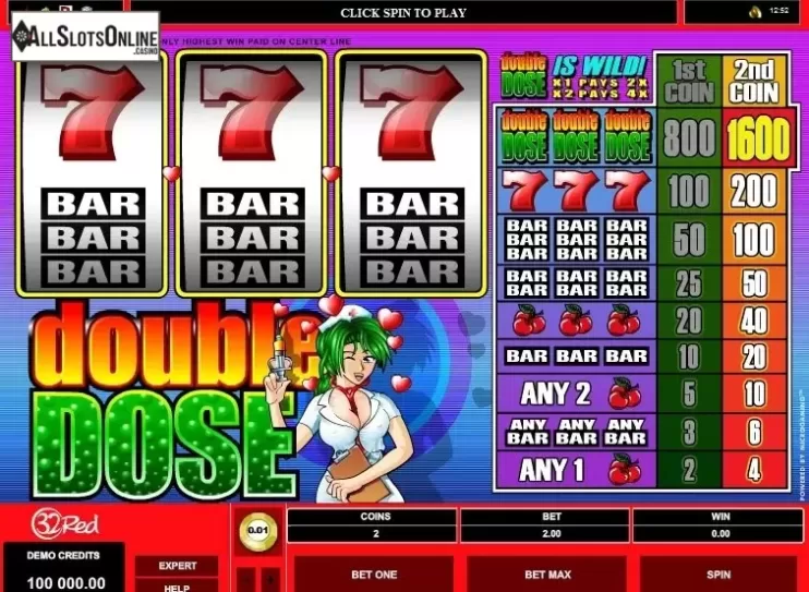 Screen2. Double Dose from Microgaming
