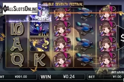 Win screen 1. Double Seventh Festival from Iconic Gaming